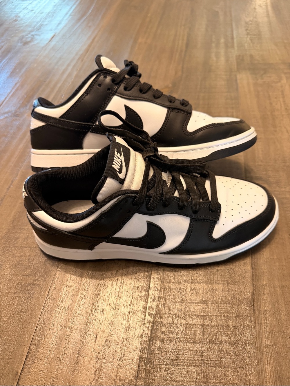 Nike Dunk Low Mens 9 Black White Panda Retro Classic Athletic Sneaker DD1391-100